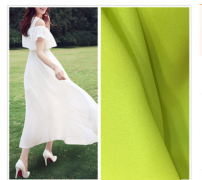 Twisted linen / high-density knot Chiffon Korean spring beac